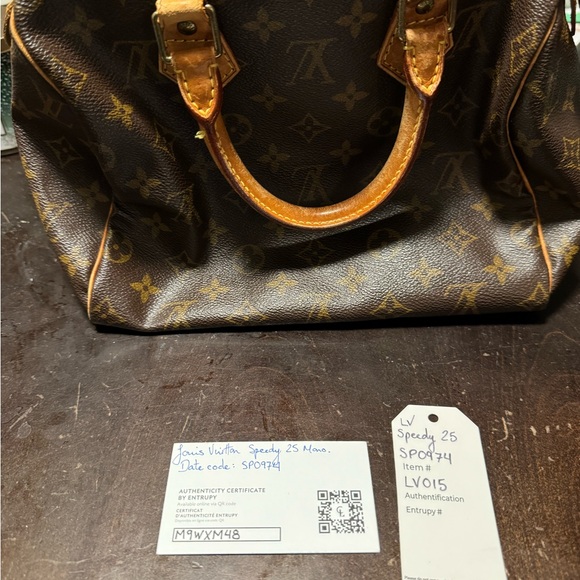 Louis Vuitton Dark Brown Monogram Satchel - Picture 3 of 3